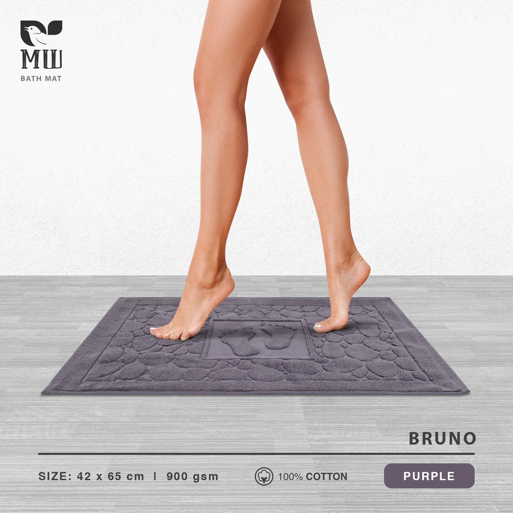 ORIGINAL | Keset Kaki Morning Whistle by Terry Palmer BRUNO Keset Kamar Mandi Dapur Handuk Bath Mat 42 x 65 cm