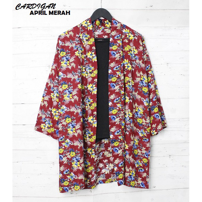 HipNop OUTER CARDIGAN SOFIA CARDI MOTIF BUNGA MONALISA PAKAIAN WANITA MIX