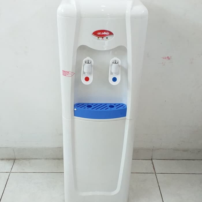 Dispenser Air Tinggi Berdiri Hot &amp; Normal+Laci 2 Susun NIKO 19H/C