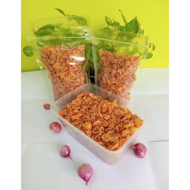 

Brambang Goreng Premium Tanpa Campuran Tepung