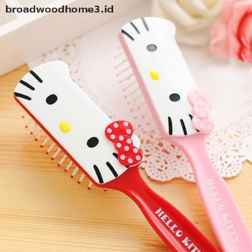 Sisir Pijat Anti Statis Motif Hello Kitty Untuk Anak