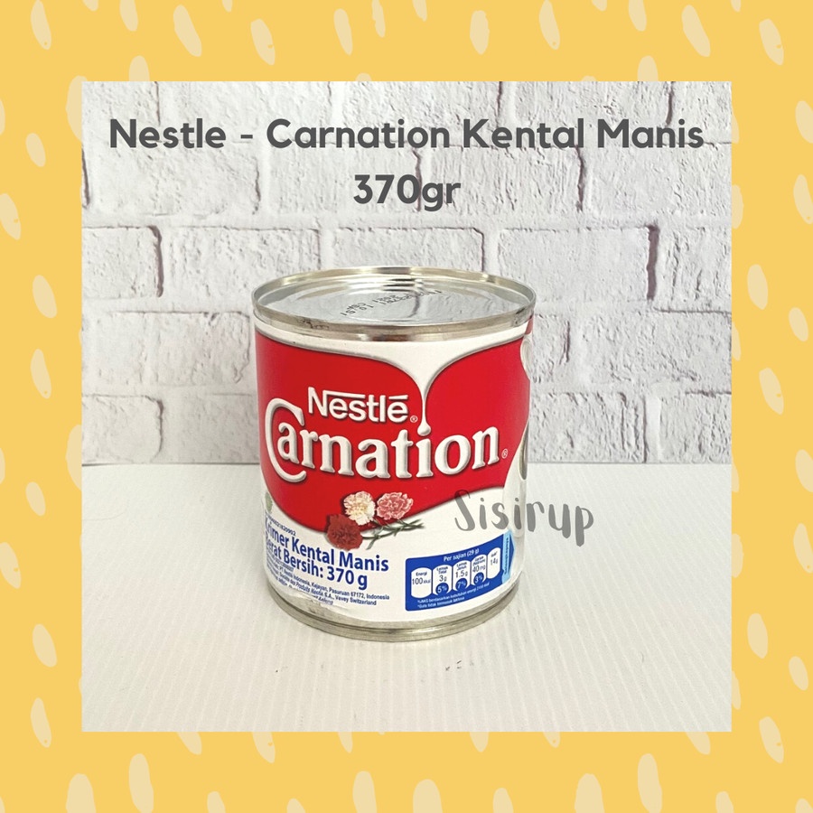 Susu Kental Manis / Skm Carnation 370 GR / Nestle Carnation
