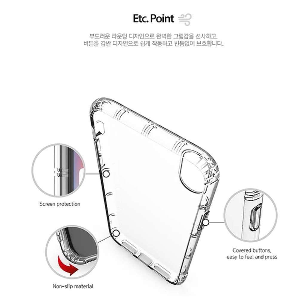 AIR CLEAR JELLY case IPHONE x / xs / xr / xs max MOLAN CANO