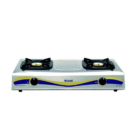 Rinnai Kompor 2 Tungku Silver