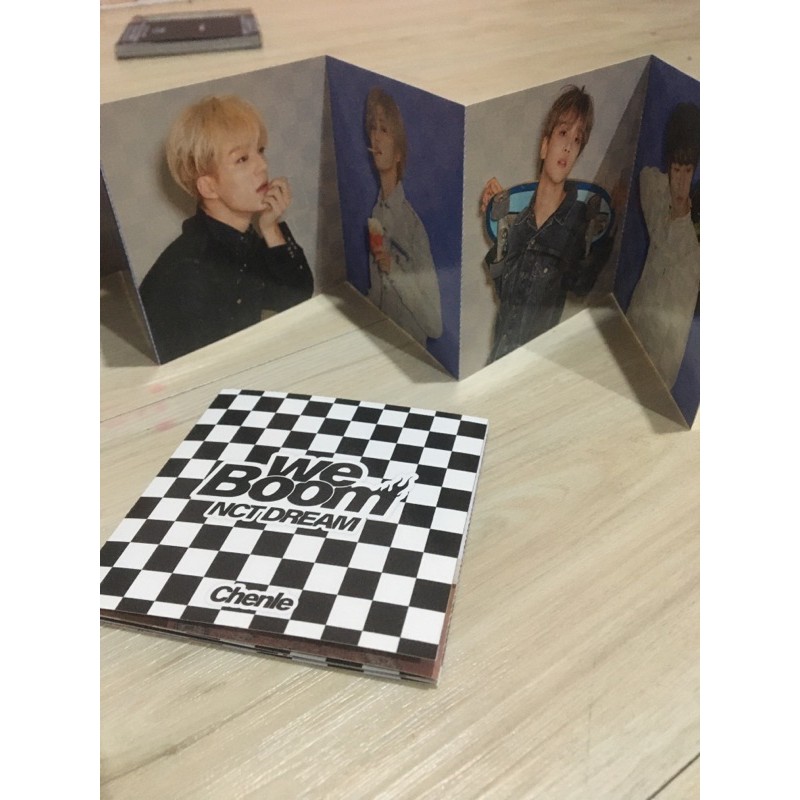 NCT DREAM OFFICIAL WE BOOM KINHO CARD ( MINI SQUARED POST CARD )