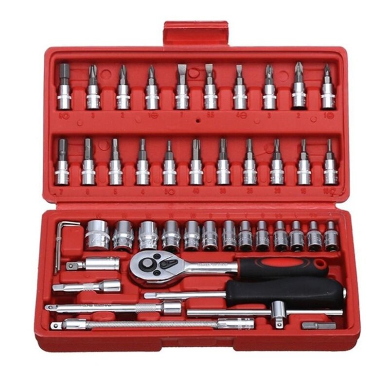 46 PC Set Socket (1/4 