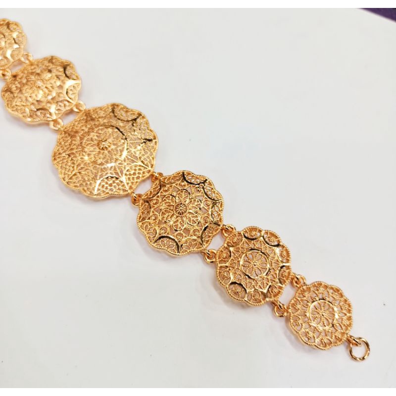 gelang dubai lapis emas 18k/gelang yaxiya/gelang dewasa/gelang/perhiasan