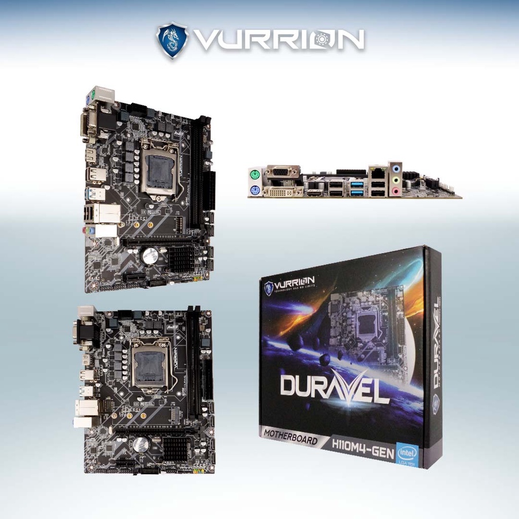 MAINBOARD / MOTHERBOARD / MOBO - VURRION MOBO DURAVEL H110M4-GEN