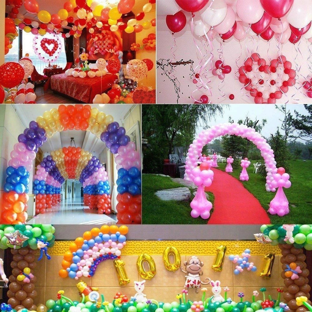 Hot Sale/20 /50/100pcs Balon Latex Warna-Warni/Balon Udara Lateks Tebal Untuk Ulang Tahun Pernikahan Supply Pesta Warna-Warni Anak Mainan Tiup