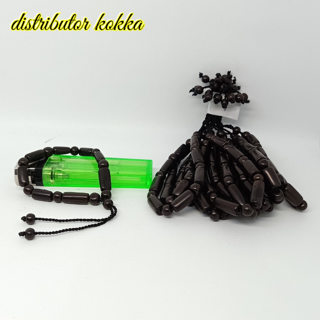 ( SUPER MURAH ) Harga grosir 10 pcs gelang Kokka kaukah bambu coklat