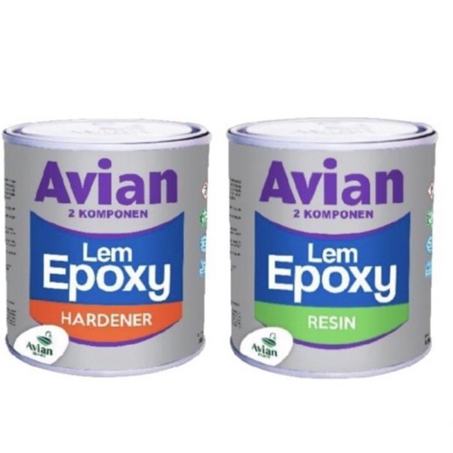 Lem Epoxy Avian 2 Komponen 340gr Lem serba guna