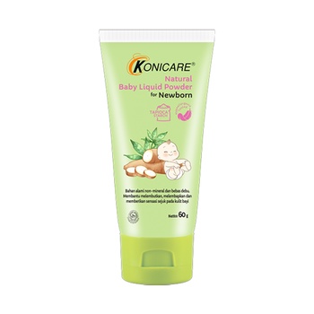 Konicare Natural Baby Liquid Powder For Newborn 60g/ Bedak Cair Bayi