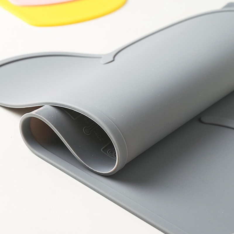 Mary Alas Makan Bayi / Anak Bentuk Awan Bahan Silikon Anti Slip BPA Free Reusable