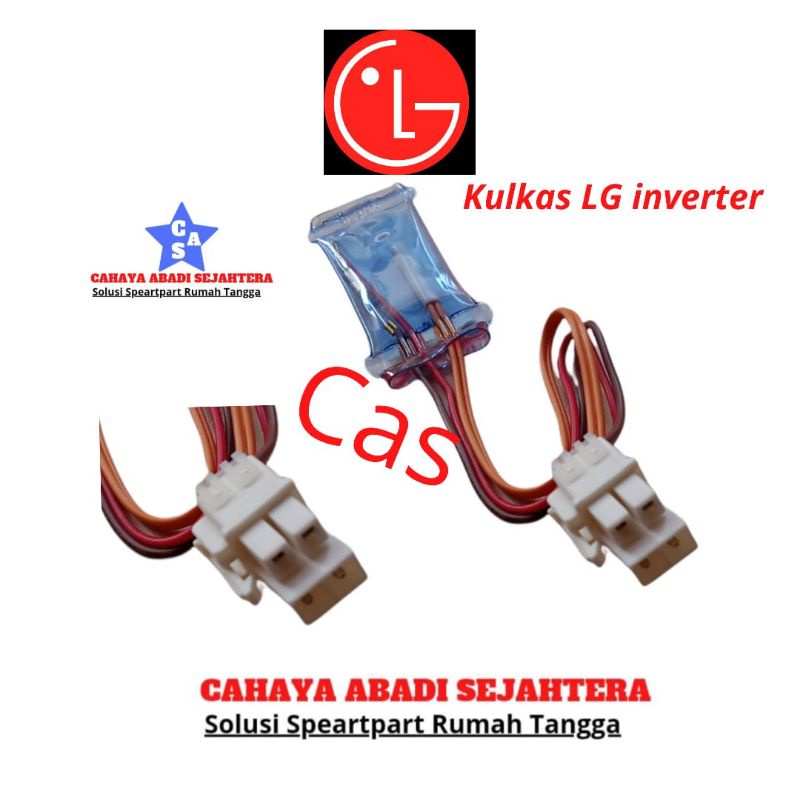 sensor suhu bimetal evapurator kulkas LG 2 pintu inverter dua pintu