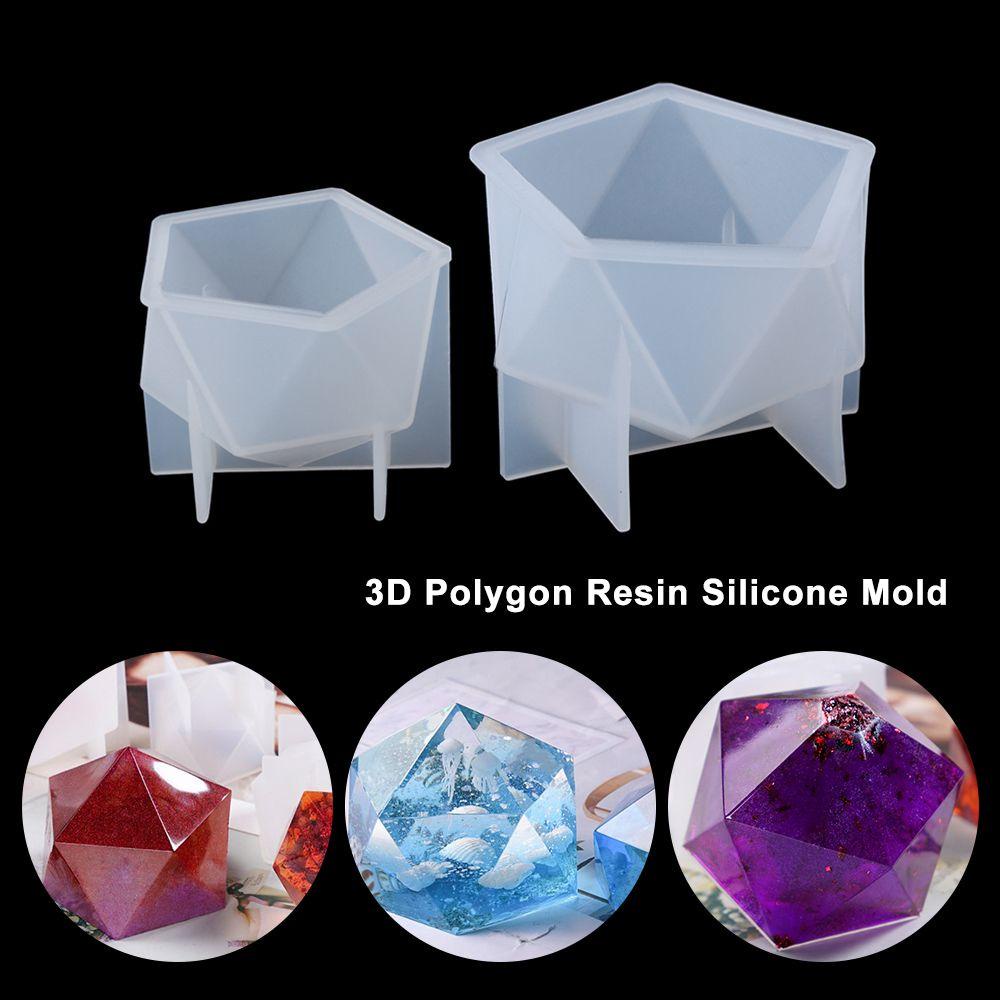 Cetakan Resin Epoksi Handmade Bentuk Poligon