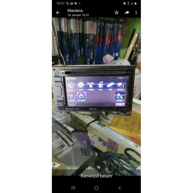 Head unit kenwood ex mobilio