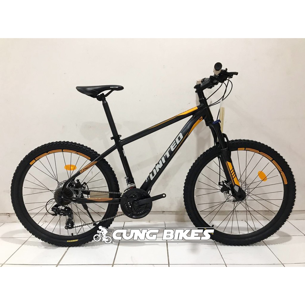  Sepeda  Gunung  MTB  26 United  Stavros frame Alloy 21 Speed 