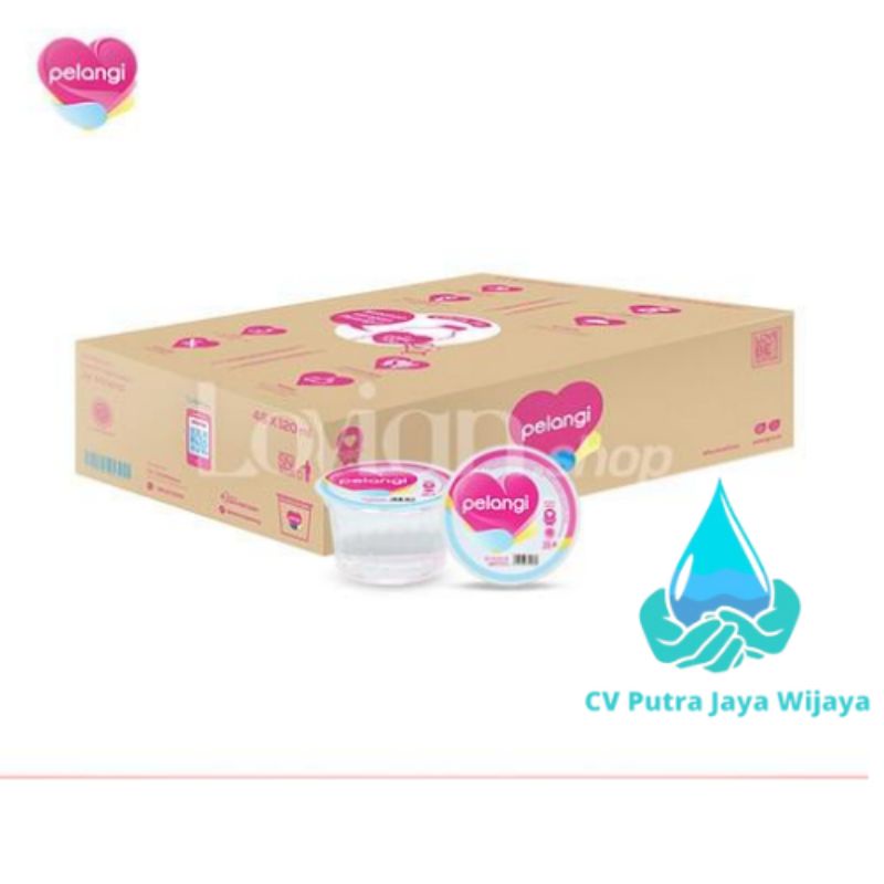 Air Mineral Cup 120Ml merk Pelangi