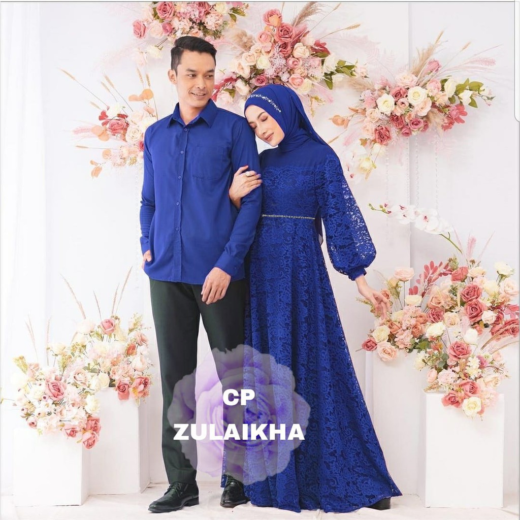 COUPLE ZULAIKHA PRIA WANITA / PAKAIAN MUSLIM PASANGAN / GOOD QUALITY