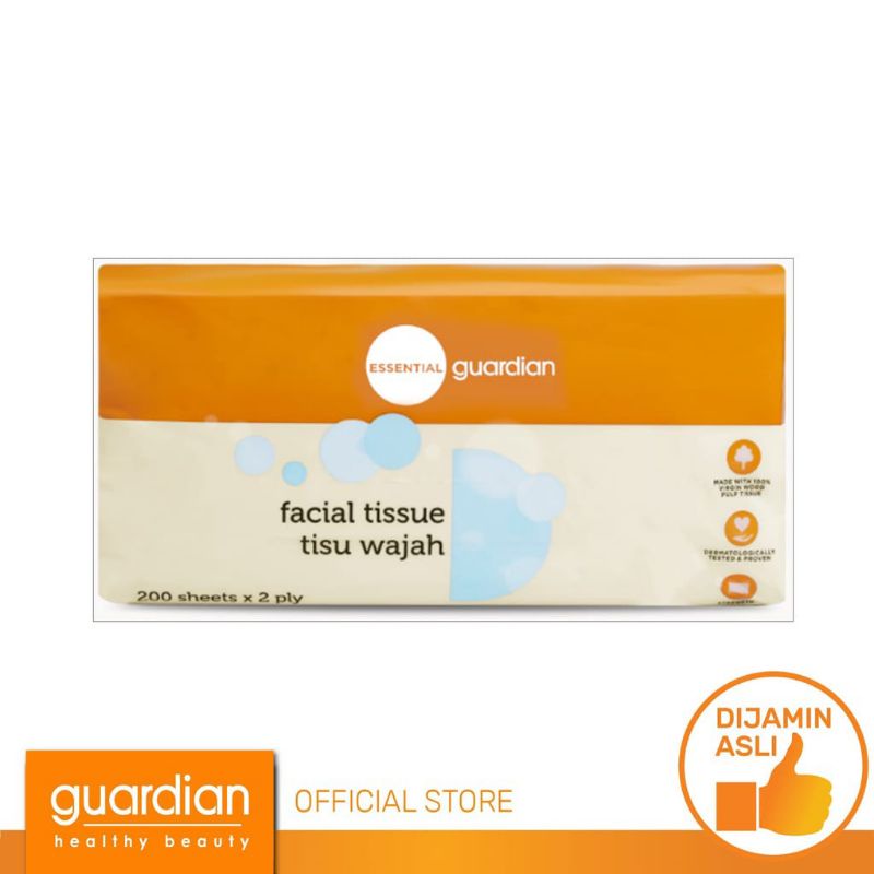 Tissue Wajah Tissue Guardian Tissue Lembut 200 Sheets Tisu Lembut Tisu Wajah