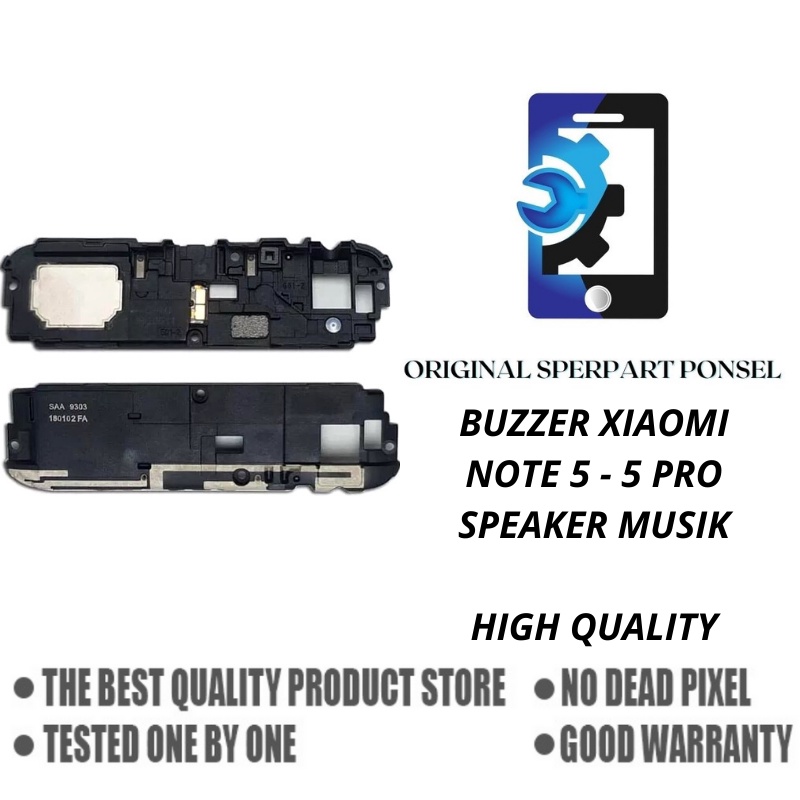 BUZZER - SPEAKER MUSIK XIAOMI NOTE 5 - NOTE 5 PRO KUALITAS ORIGINAL