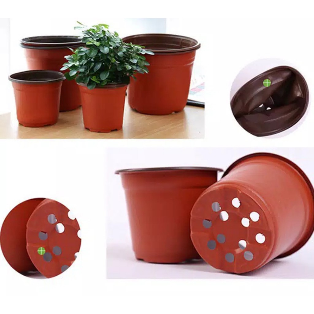 POT ELASTIS POT NURSERY ELASTIS NO 150 POT TANAMAN COKLAT HITAM  POT PEMBIBITAN ELASTIS