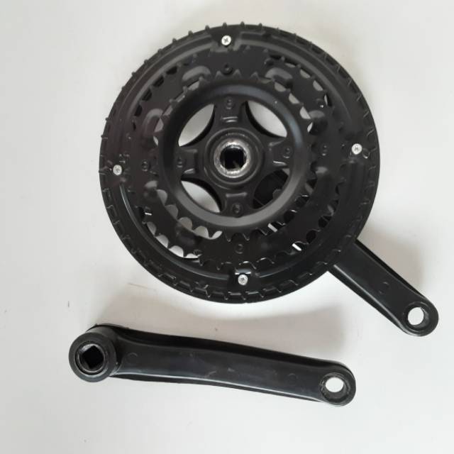 crank sepeda  mtb turanza  black Shopee Indonesia