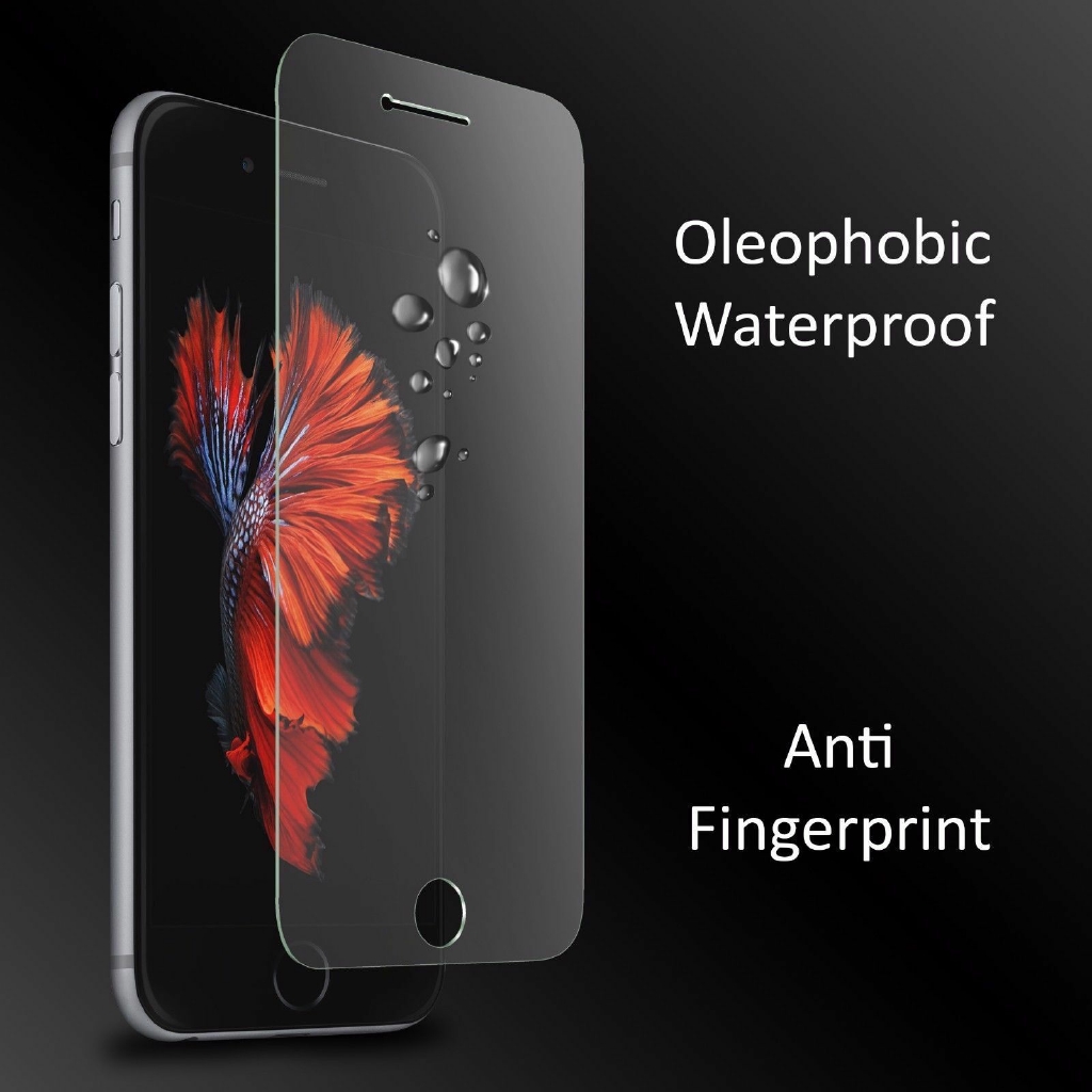 Pelindung Layar Tempered Glass 9H Bening Transparan untuk Apple iphone 7