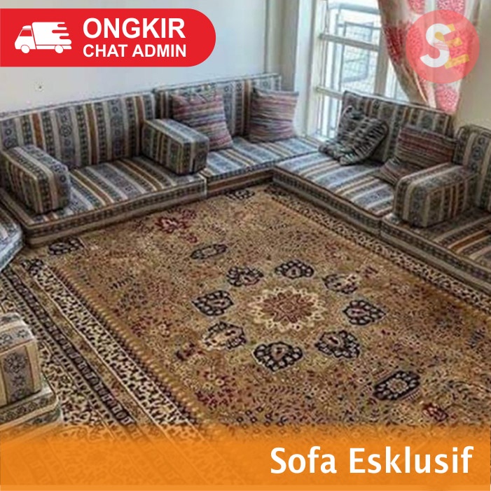 SOFA LESEHAN | SOFA ARAB CUSTOM UKURAN | SOFA MISNAD ARAB | SOFA TURKISH