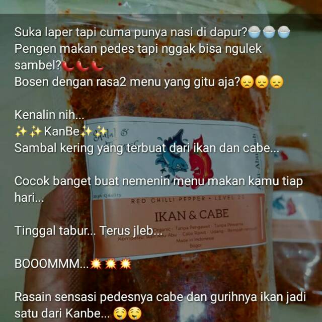 

Kanbe rasa barbeque dan keju bakar kemasan 75gr min. 3pcs