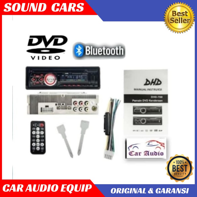 DHD Single dvd Bluetooth Tape Bluetooth Dvd Mobil Universal Best Quality Garansi Original
