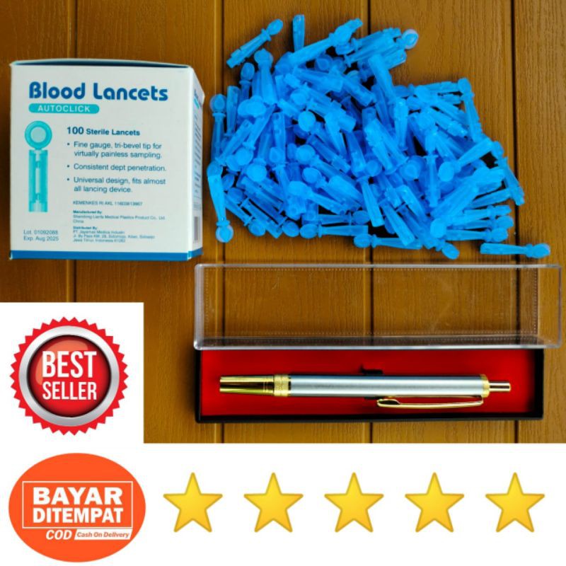 pena bekam besi pen baja stainles pen canduk pena bekam stenlis kop angin lanchet jarum bekam 100