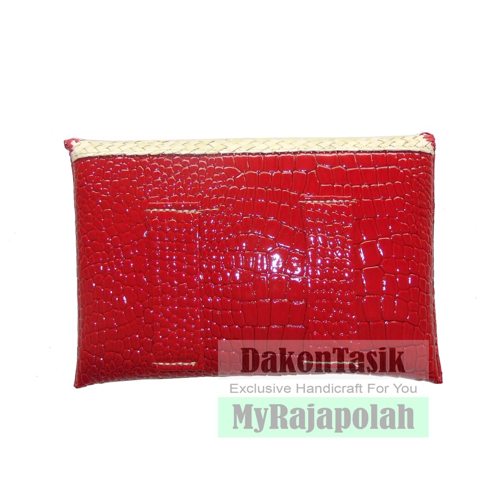 DT-1854 DOMPET CROCO SABUK ANYAMAN PANDAN