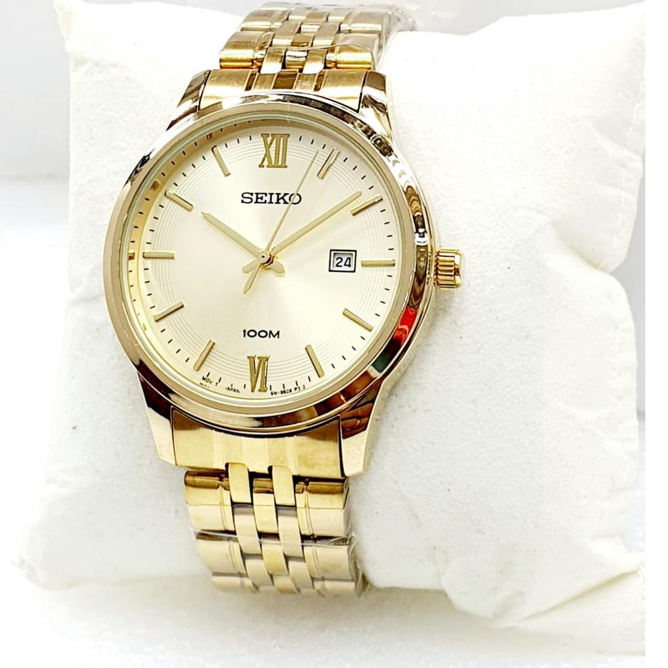 SALEE.. PROMO Jam Tangan Fashion Saiko 5  Pria Cowok Analog Tanggal Aktif Rantai Stainless