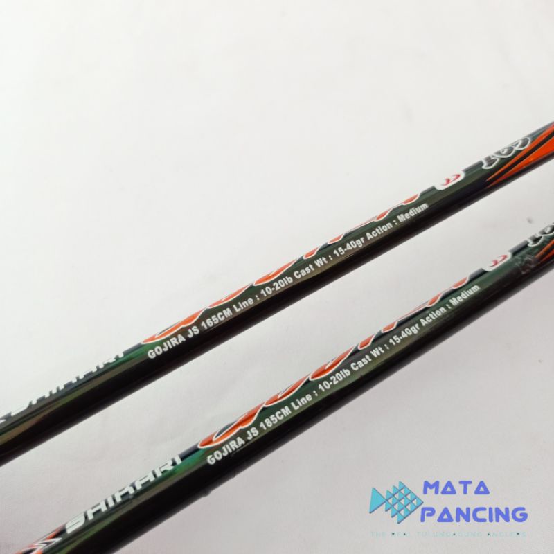 Joran pancing fiber solid shikari gojira japstyle 165cm 180cm fiber solid