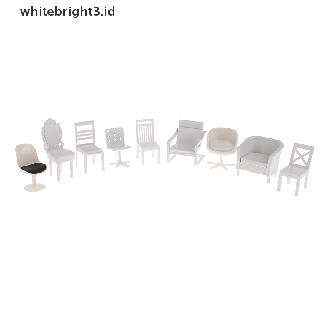 (whitebright3.id) Miniatur Kursi Sofa Skala 1: 20 Untuk Dekorasi Rumah Boneka