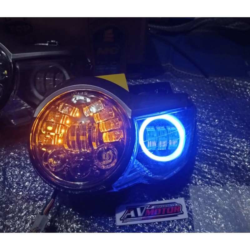 DAYMAKER 5,75INCH 16LED SET BATOK TIGER PECE FULLSET