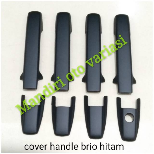 COVER HANDLE PEGANGAN PINTU HITAM MOBIL BRIO