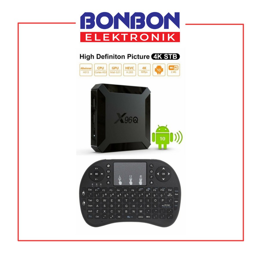 X96 Smart TV Box 2GB/16GB Android 10 AllWinner 4K H313 X96Q 2/16 GB