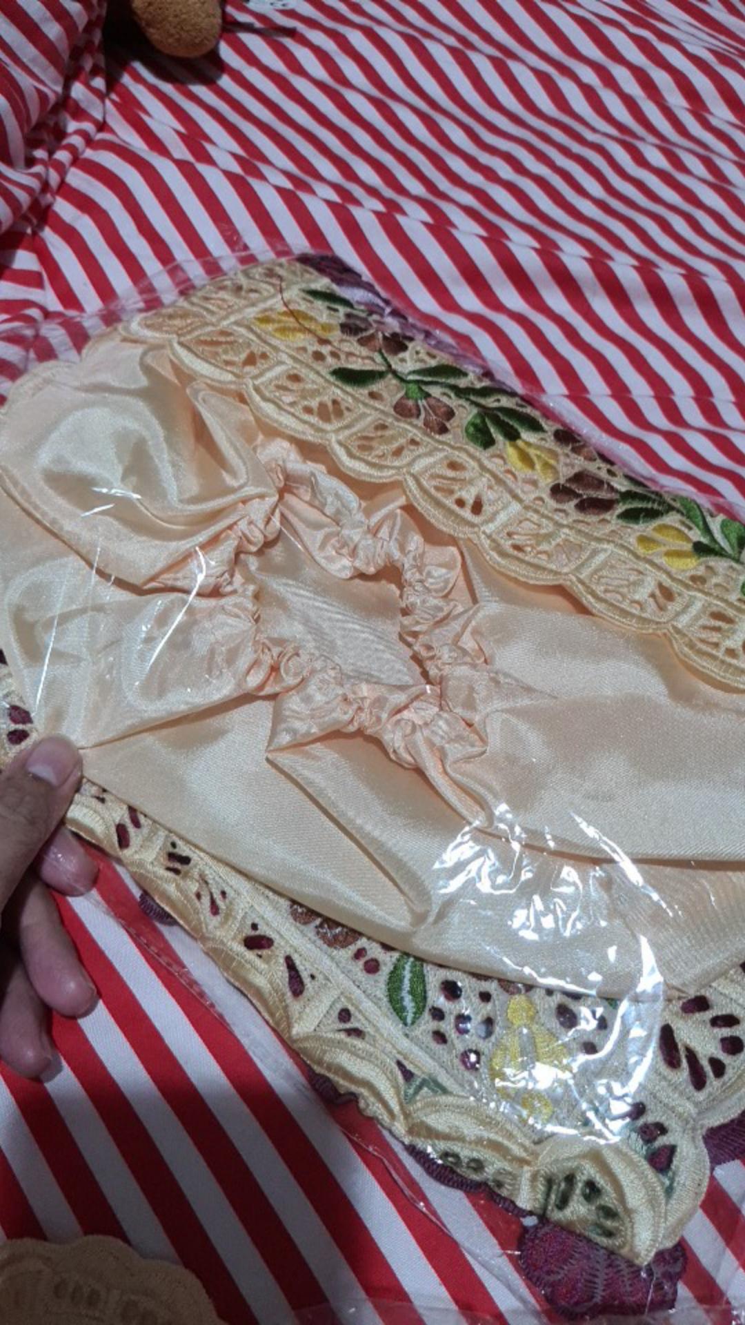 Tempat Tisu Bordir Kerancang Manual Handmade Khas Tasikmalaya