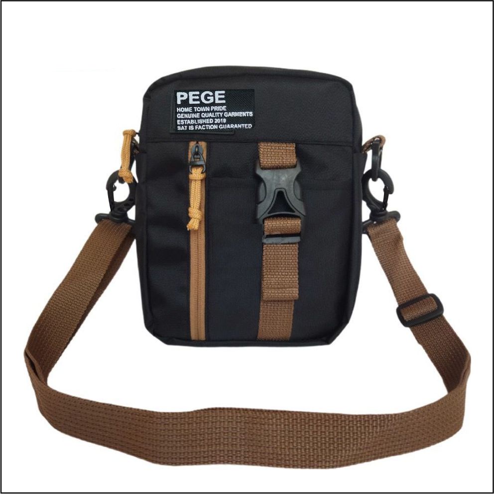 Tas Selempang Bahu PEGE Slempang Slingbag Pria Kasual Cocok Untuk Sehari hari - PG 8919