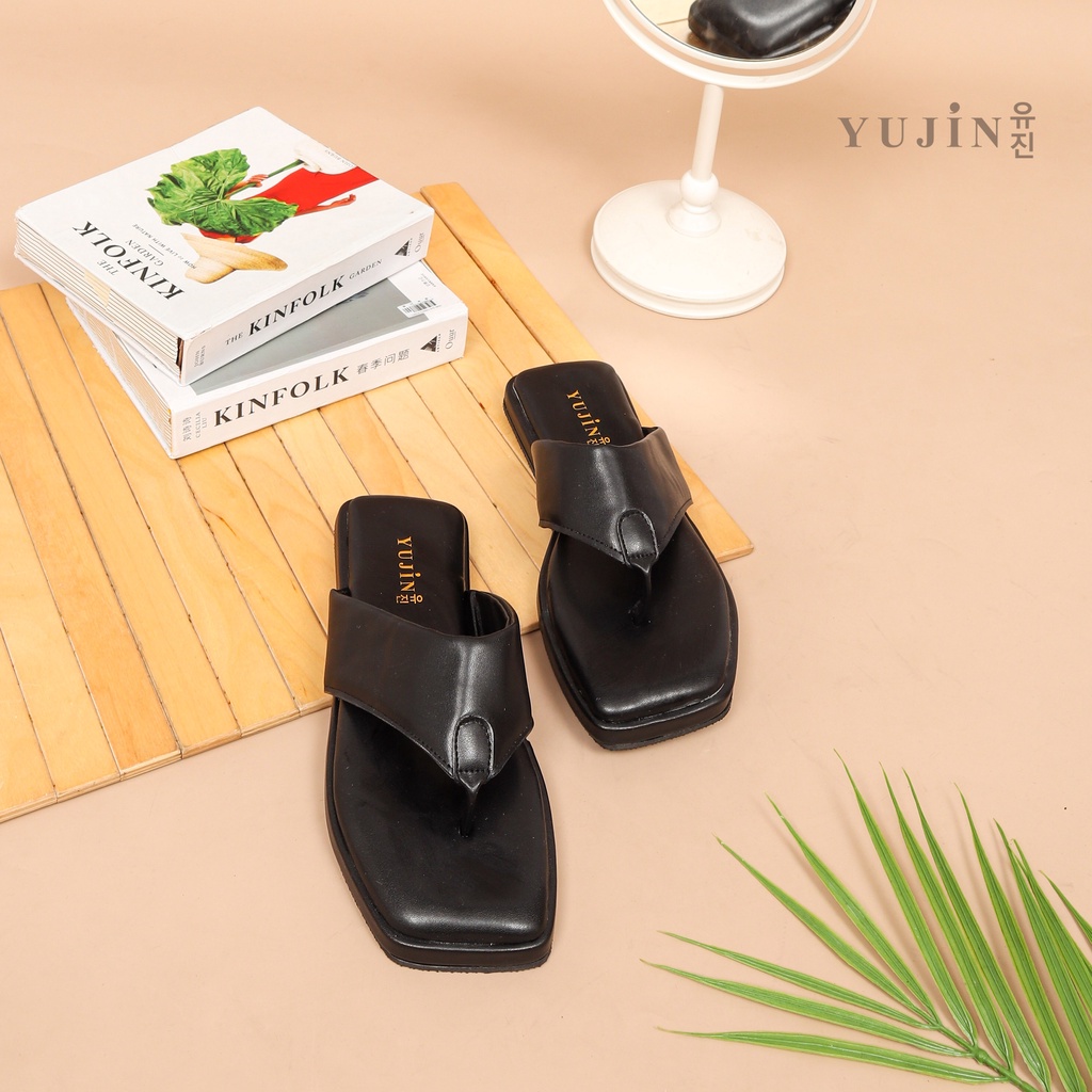 YUJIN Sandal Teplek Wanita Hana Korean Fashion Style