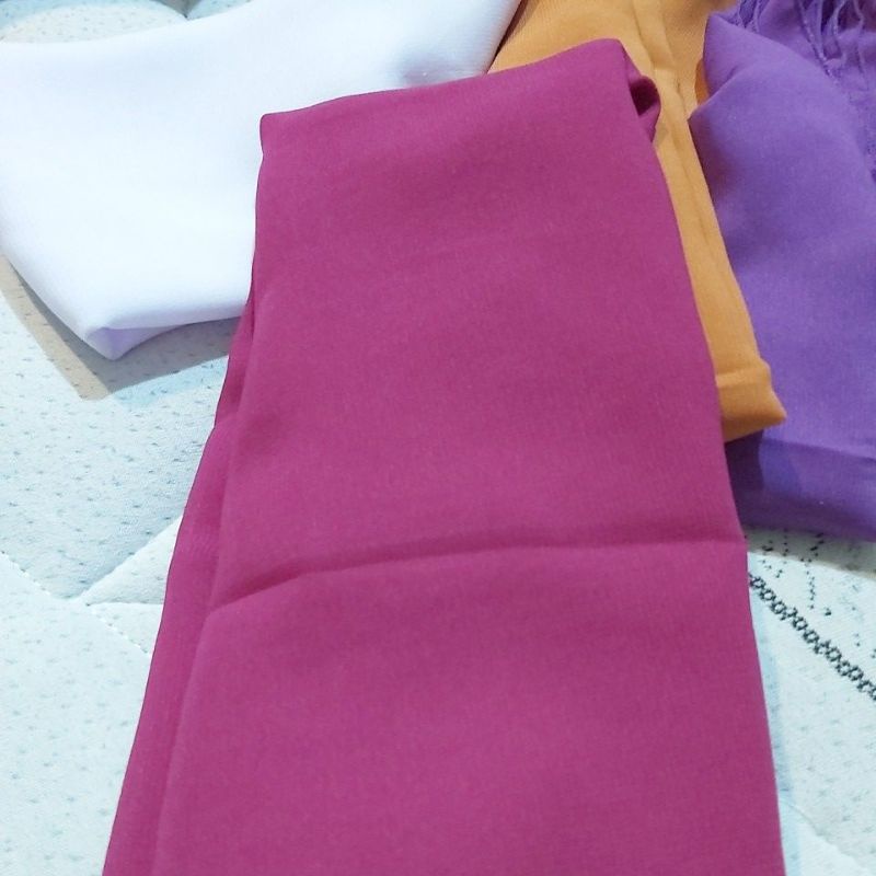 selendang sifon-15 magenta