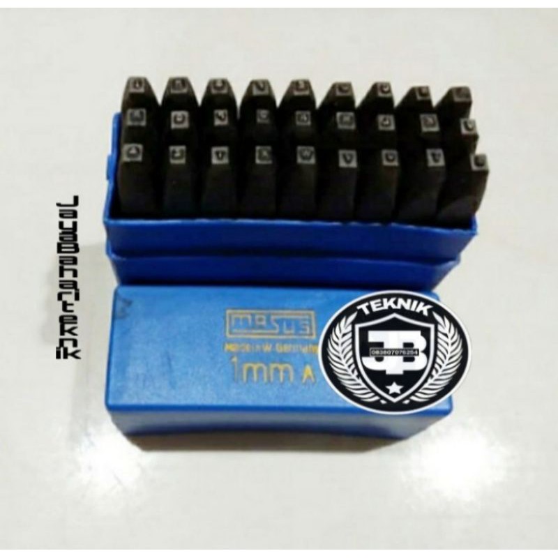 

KETOK HURUF 1 MM STAMP PUNCH LETTER MASUS GERMANY