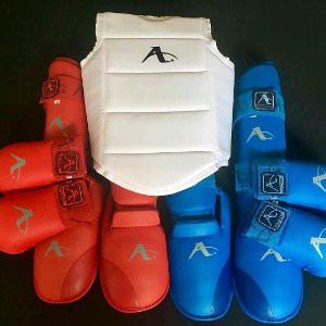 Arawaza Footprotector wkf style karate shindekker shinpad arawaza karate pelindung kaki karate