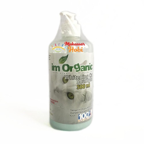 Shampo Pemutih Bulu Kucing Organik IM Organic Whitening Shampoo 500ml