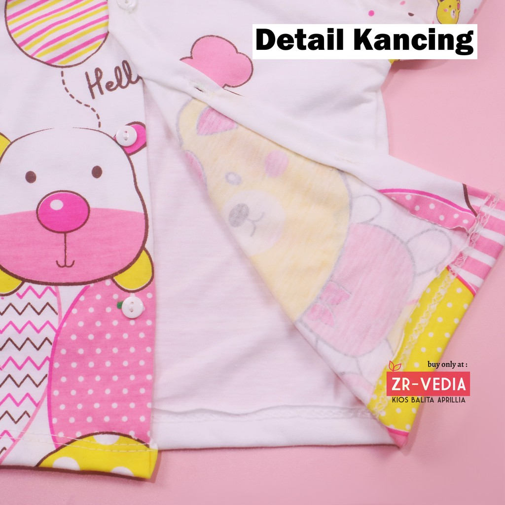 Piyama Baby Honey uk 3-12 Bulan / Set Bayi Anak Perempuan Baju Tidur Lengan Panjang Hoodie Kualitas Import