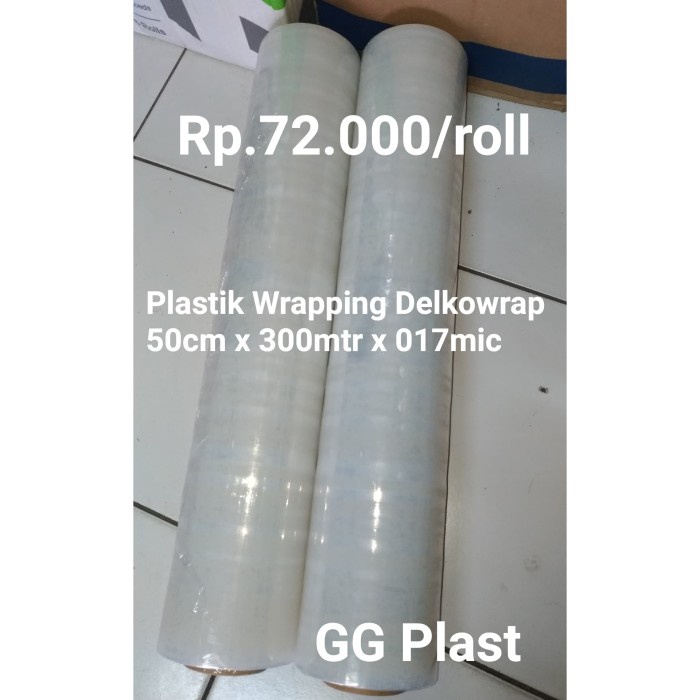

Limited Plastik Wrapping Delkowrap 50Cm X 300Mtr X 017Mic