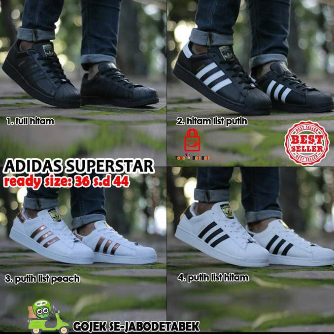 More Walk Adidas Superstar. Sepatu Adidas. Adidas Superstar. Sepatu Adidas - Putih, 36