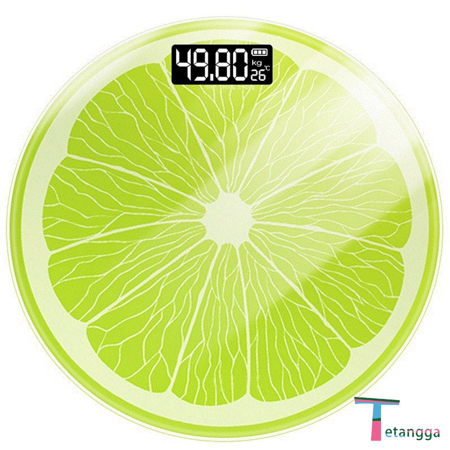 Timbangan Badan lucu/Timbangan Badan Digital Lucu Motif Buah Fruit Weight Scale Weight Loss Body Fat